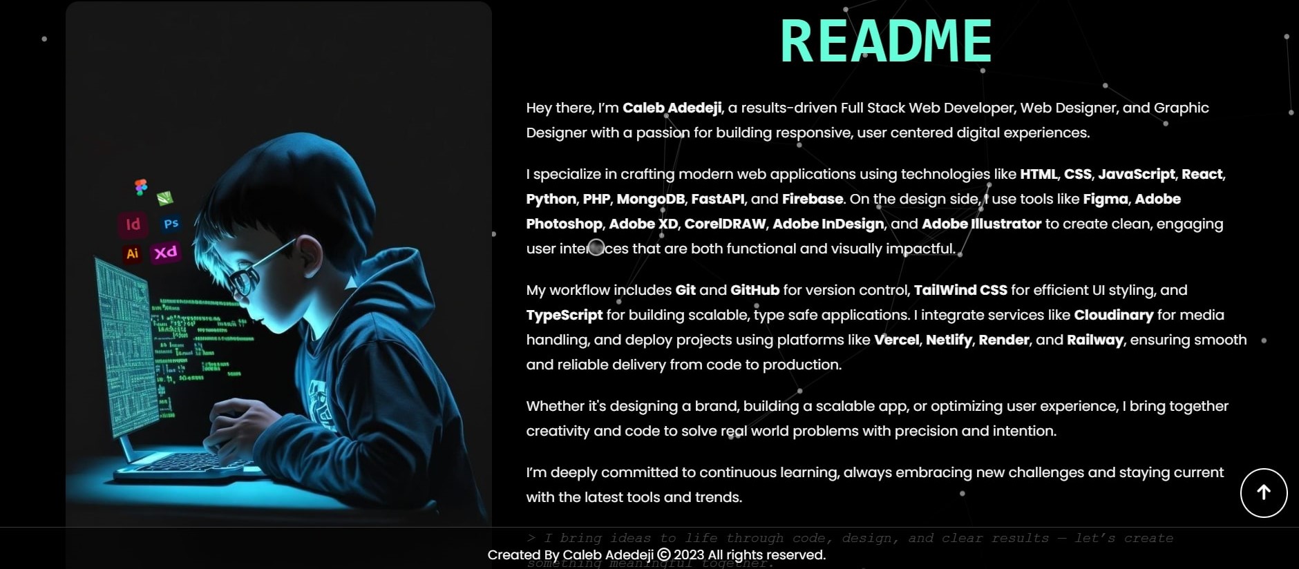 Portfolio Website Screenshot